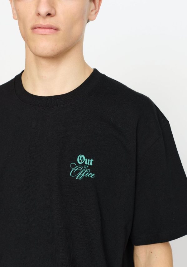 Out Of Office Black T-Shirt