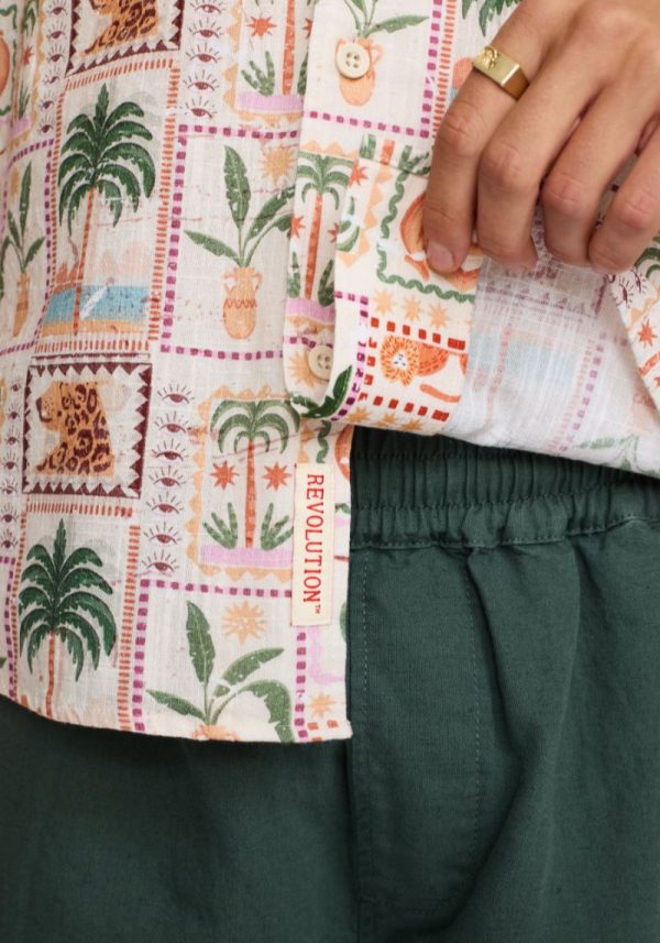 Potted Palm Short Sleeved Shirt