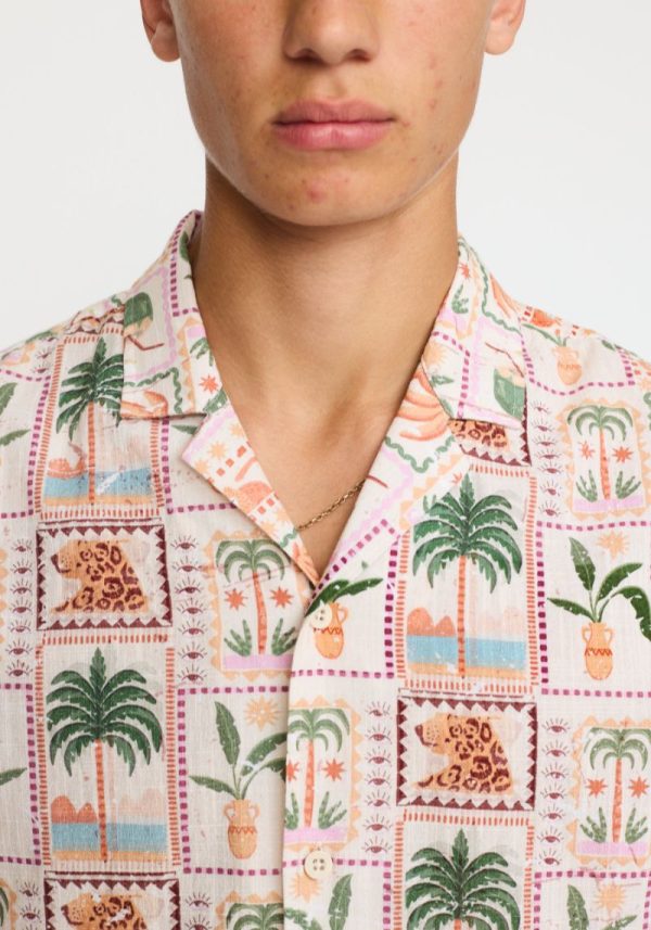 Potted Palm Short Sleeved Shirt