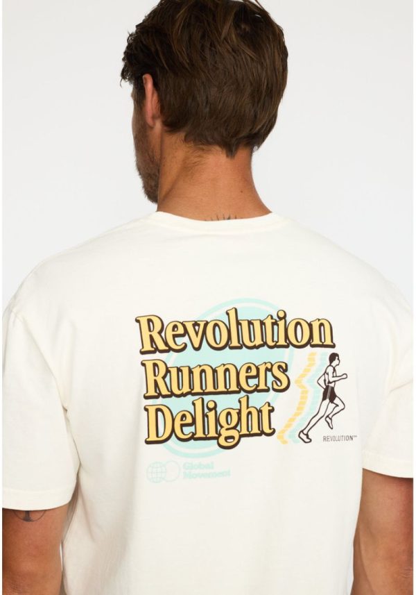 Revolution run t 2 Runners Delight Ecru T-Shirt
