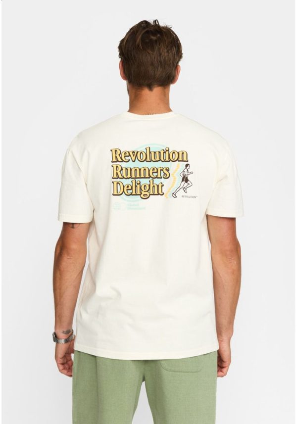 Revolution run t 3 Runners Delight Ecru T-Shirt