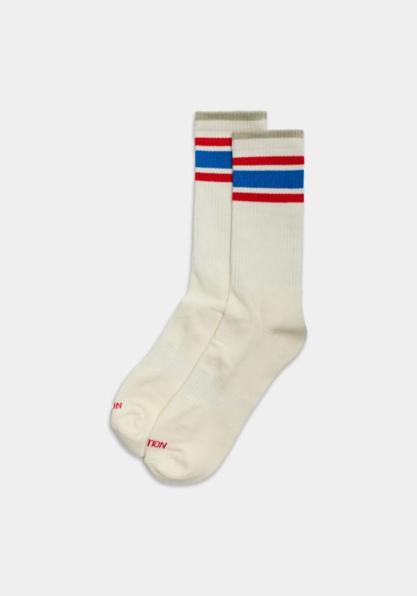 Royal Blue Stripe Sports Socks