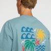 Tropical Island Dust Blue T-Shirt