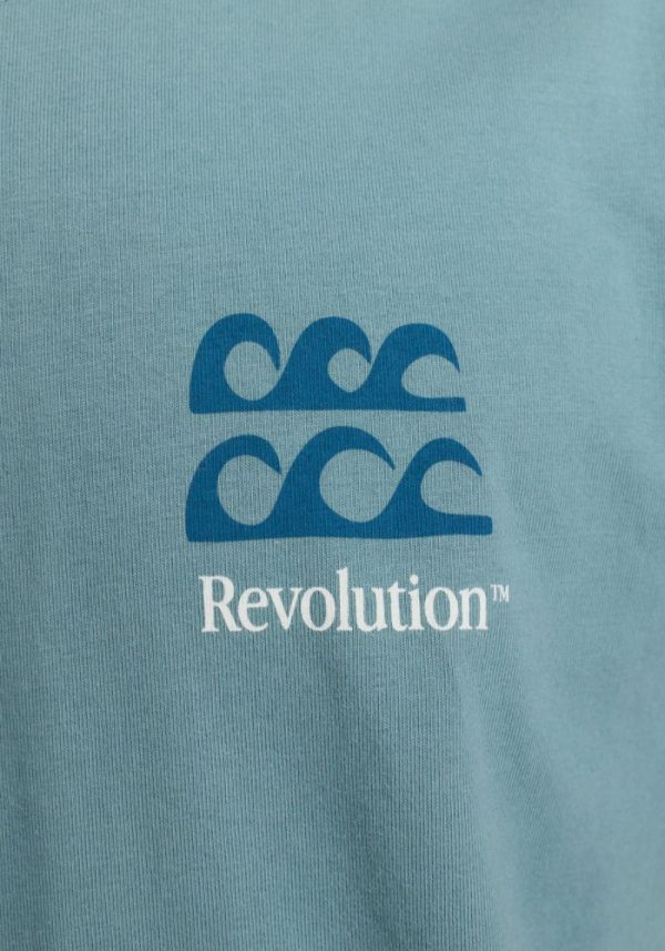 Tropical Island Dust Blue T-Shirt