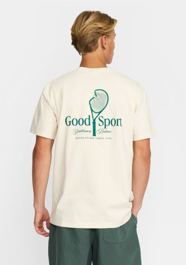 Revolution tennis t 5 Good Sport Ecru T-Shirt