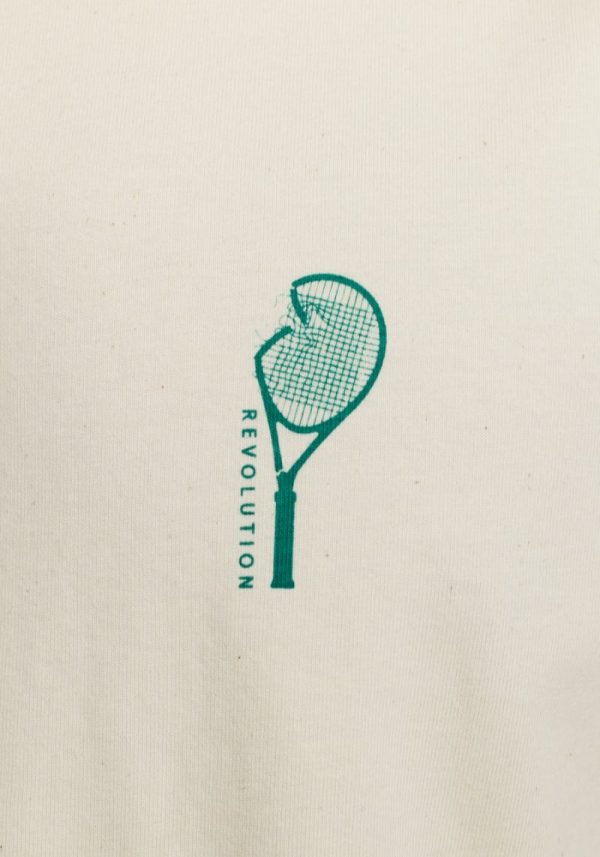 Revolution tennis t 6 Good Sport Ecru T-Shirt