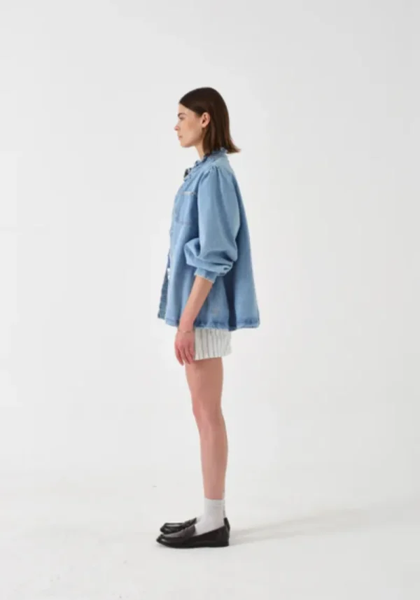Seventy and mochi dana sunbleached 3 Dana Sun Bleached Denim Jacket
