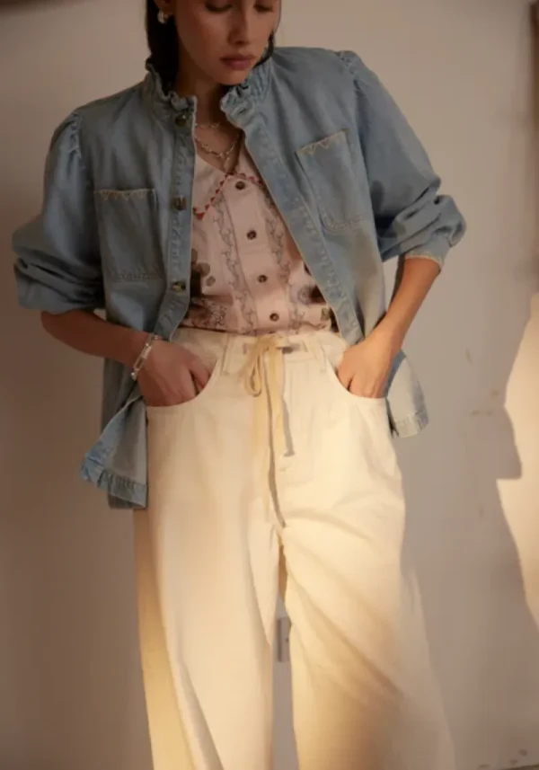 Seventy and mochi dana sunbleached 7 Dana Sun Bleached Denim Jacket