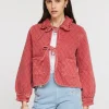 Heidi Vintage Red Denim Jacket