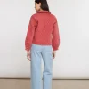Heidi Vintage Red Denim Jacket