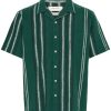 Solid disaie cilantro 3 Disai Cilantro Green Stripe Shirt