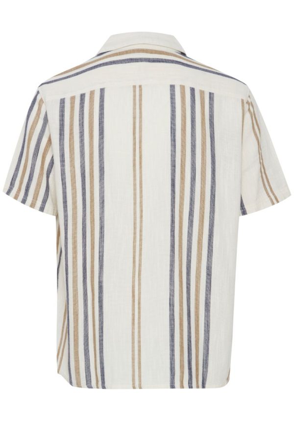 Solid disaie oatmeal 7 Disai Oatmeal Stripe Shirt