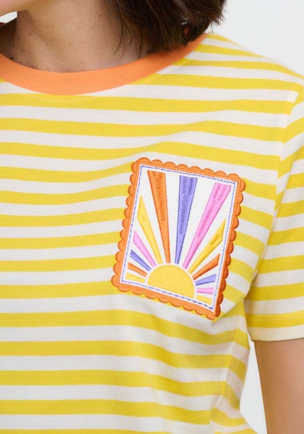 Maggie Striped Rainbow T-Shirt