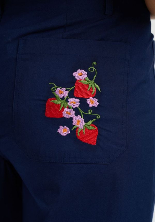 Sugarhill sky cropped trousers 4 Sky Strawberry Trousers