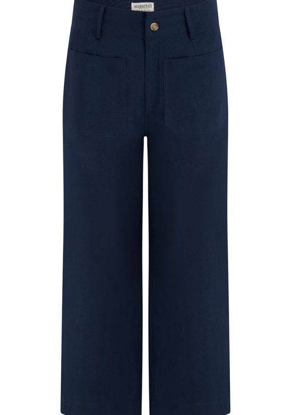 Sugarhill sky cropped trousers 5 Sky Strawberry Trousers