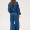 Hilma Mid Wash Wide Jeans