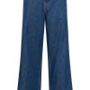 Hilma Mid Wash Wide Jeans