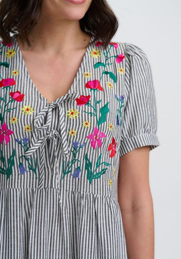 Ruby Garden Stripe Dress