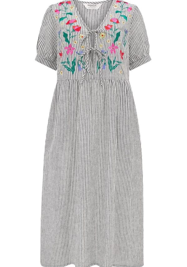 Ruby Garden Stripe Dress