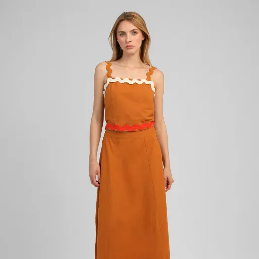 An'ge roline gold skirt 1 Soline Gold Top