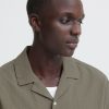 Blend crockery dusty olive shirt 3 Avan Dusty Olive Textured Shirt