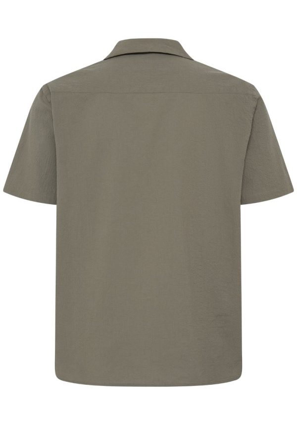 Blend crockery dusty olive shirt 7 Avan Dusty Olive Textured Shirt