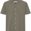 Blend crockery dusty olive shirt 8 Avan Dusty Olive Textured Shirt