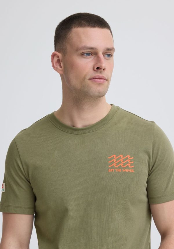 Blend island t dusty olive 2 Sun Island Olive T-Shirt