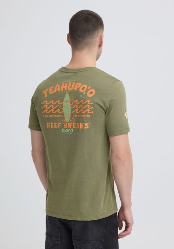 Blend island t dusty olive 3 Sun Island Olive T-Shirt