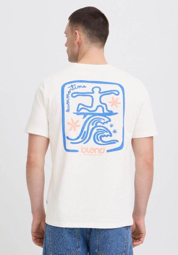 Summertime Surfer White T-Shirt