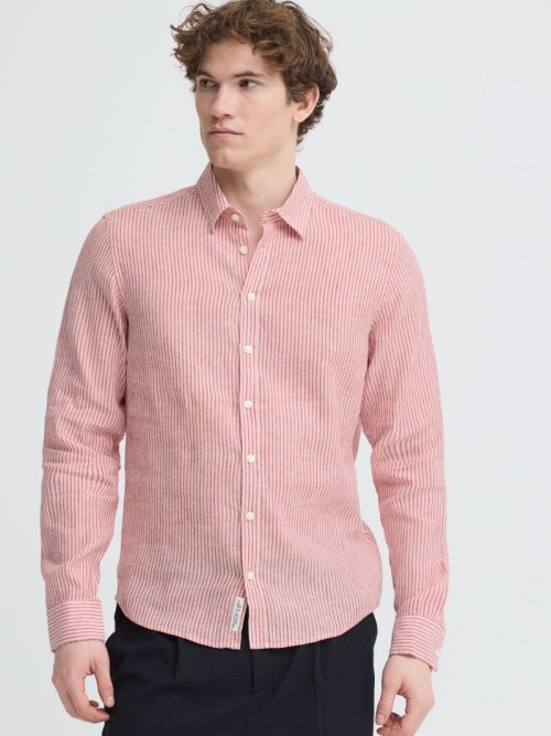 Estrup Red Stripe Linen shirt