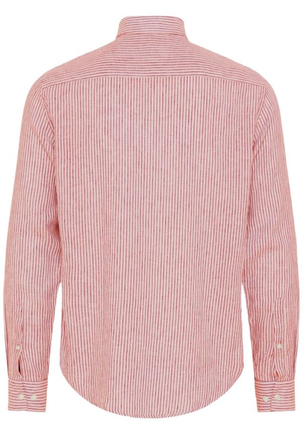 Estrup Red Stripe Linen shirt