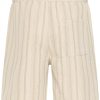 Casual friday kalle shorts taupe 2 Kalle Striped Shorts