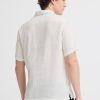 Sauby White Linen Shirt