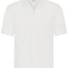 Sauby White Linen Shirt