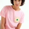 Nuevo Pink Sunflower T-Shirt