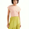 Palm Red stripe T-Shirt