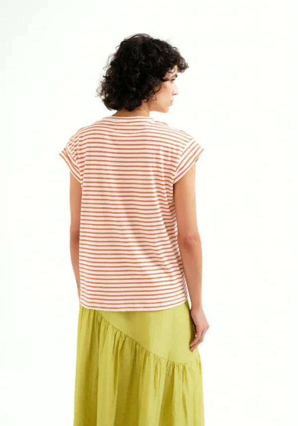Palm Red stripe T-Shirt