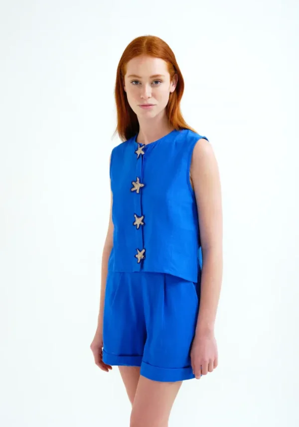 Starfish Sleeveless Blouse