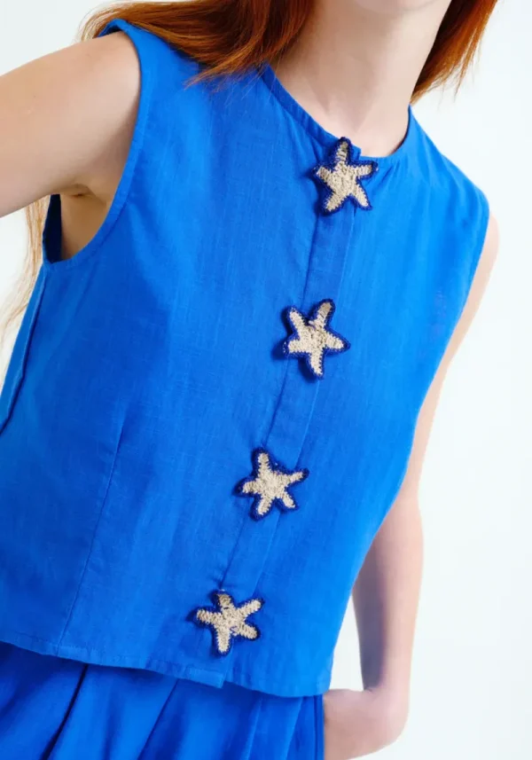 Starfish Sleeveless Blouse