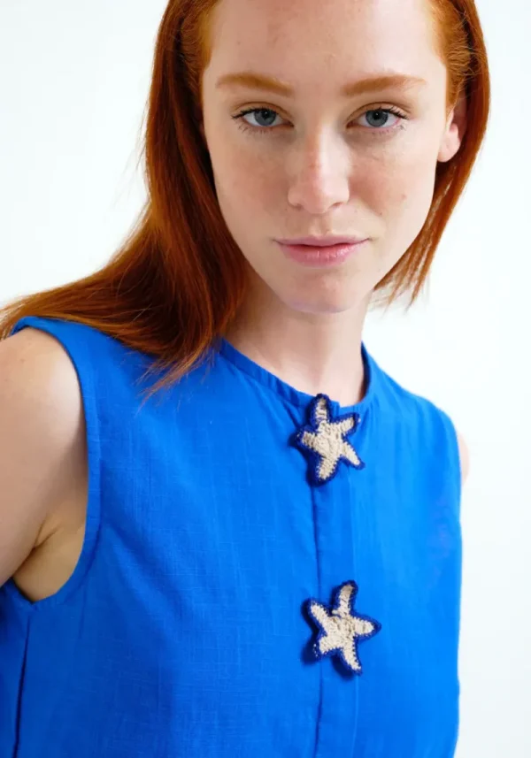 Starfish Sleeveless Blouse