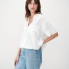 Grace & mila winka 5 Winka White Linen Shirt