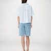 Grace & mila winka ciel 2 Winka Sky Blue Linen Shirt