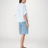 Grace & mila winka ciel 3 Winka Sky Blue Linen Shirt