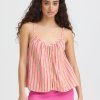 Ichi foxa camisole azalea stripe 1 Foxa Azalea Striped Singlet
