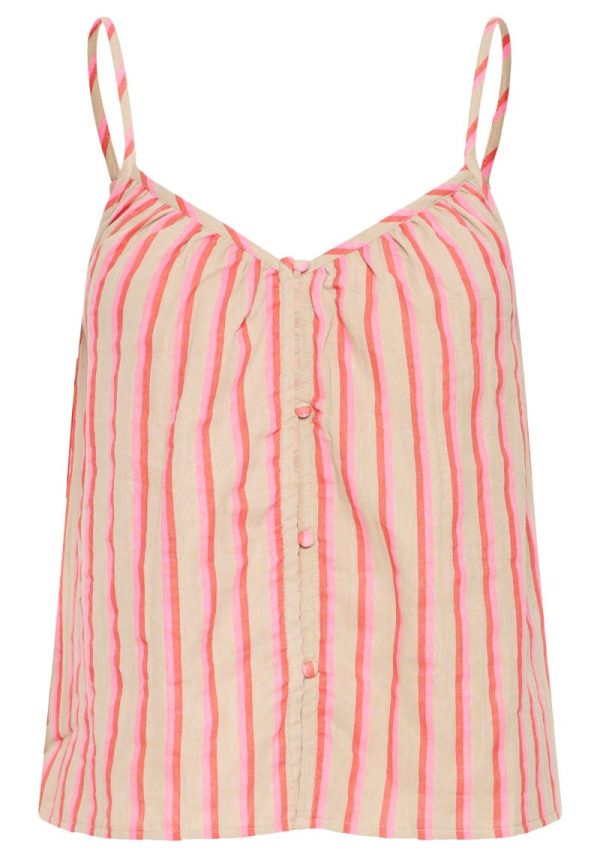 Ichi foxa camisole azalea stripe 8 Foxa Azalea Striped Singlet