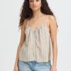 Ichi foxa camisole placid blue stripe 1 Foxa Meteorite Striped Singlet