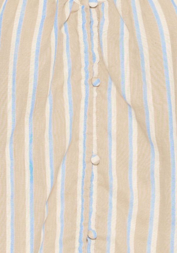 Ichi foxa camisole placid blue stripe 8 Foxa Placid Blue Striped Singlet