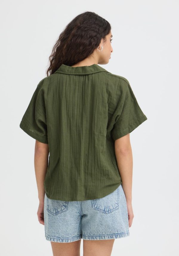 Ichi foxa grape leaf short sleeve shirt 1 Foxa Grape Leaf Short Sleeved Shirt
