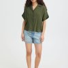 Ichi foxa grape leaf short sleeve shirt 3 Foxa Grape Leaf Short Sleeved Shirt